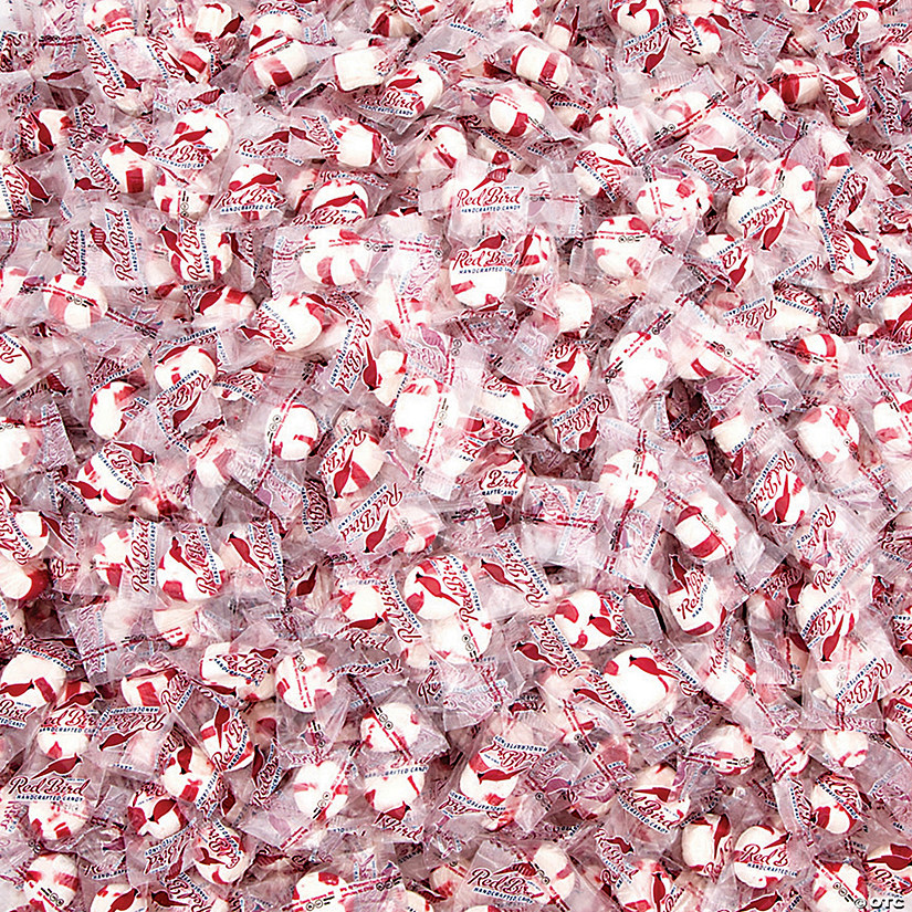 Bulk 1750 Pc. Red Bird<sup>&#174;</sup> Peppermint Soft Puff Candies Image