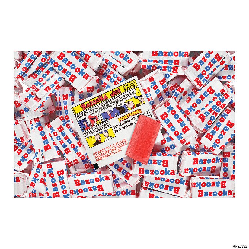 Bulk 2000 Pc. Bazooka<sup>&#174;</sup> Original Bubble Gum with Comic Wrapper Image