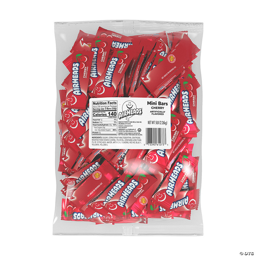 Bulk 208 Pc. AirHeads<sup>&#174;</sup> Mini Cherry Chewy Candy Image