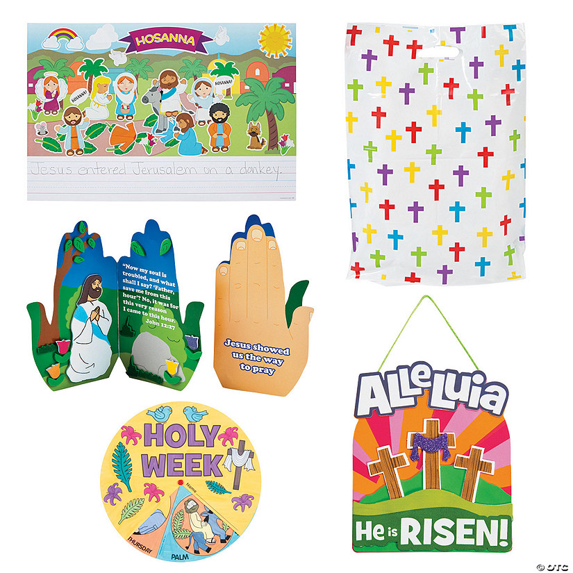 Bulk 242 Pc. Religious Easter Holy Week Crafts - Makes 48 Image