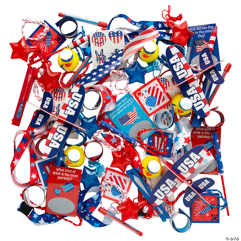 Bulk 250 Pc. 4th of July Toy Assortment