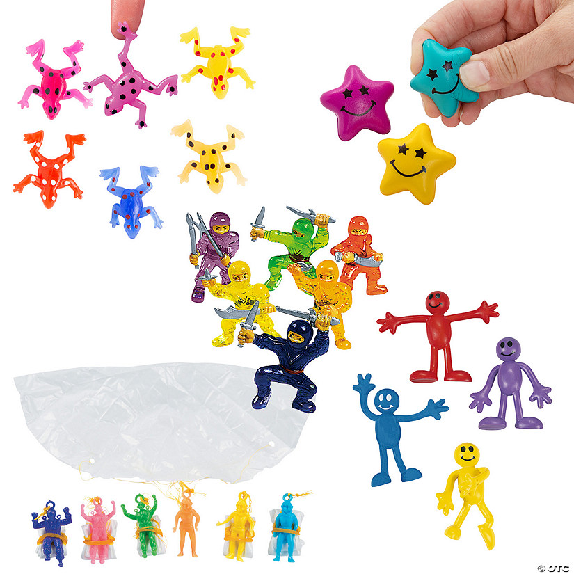 Bulk 264 Pc. 1" - 2" Mini Toys Action Assortment Set Image