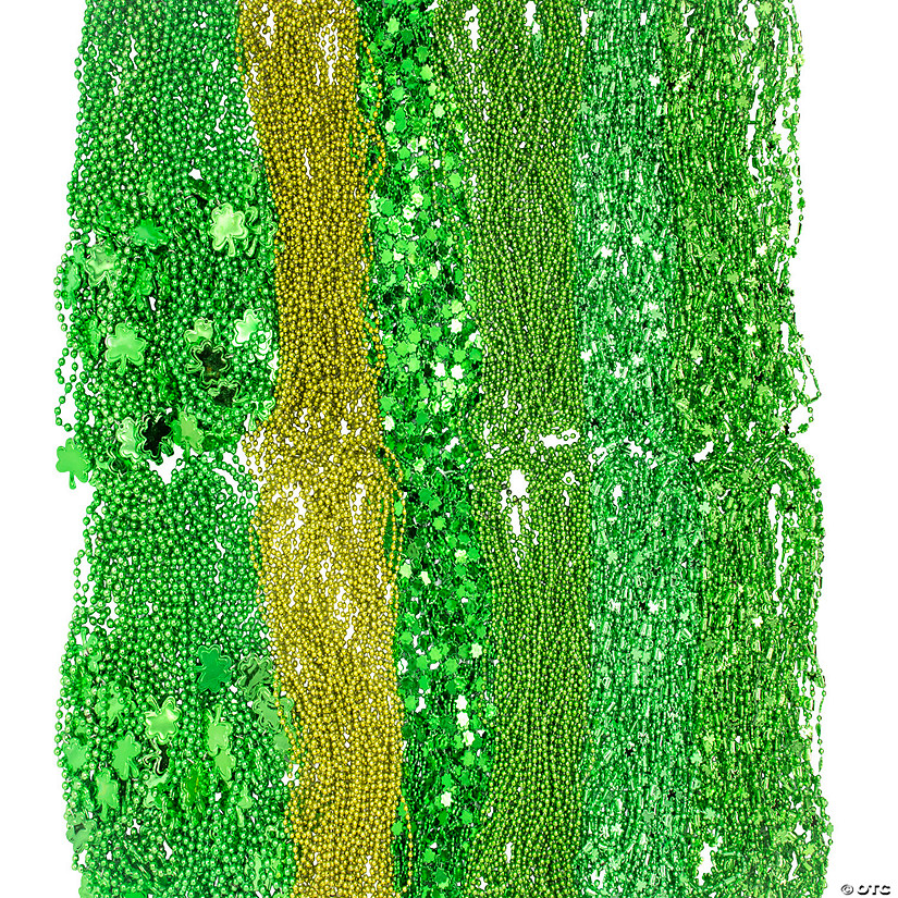 Bulk 264 Pc. St. Patrick&amp;#8217;s Bead Necklace Assortment Image