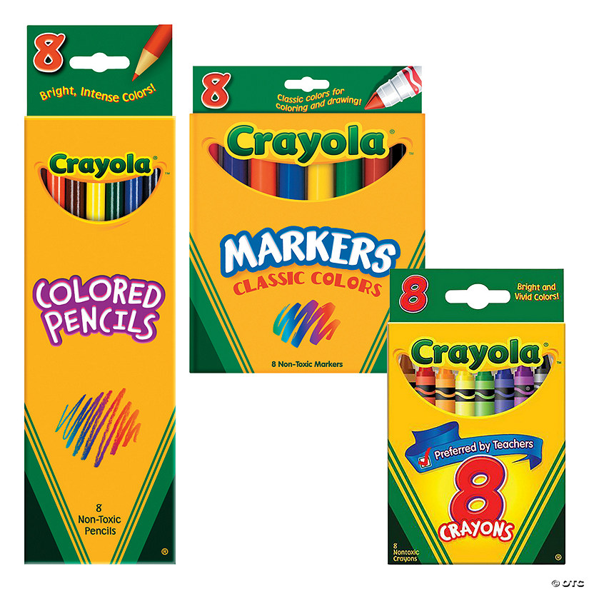 Bulk 288 Pc. Crayola&lt;sup&gt;&amp;#174;&lt;/sup&gt; Drawing Basics Kit for 12 Image