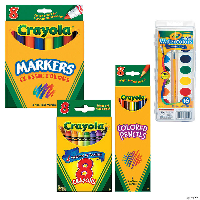 Bulk 300 Pc. Crayola<sup>&#174;</sup> No Share Supplies Kit for 12 Image