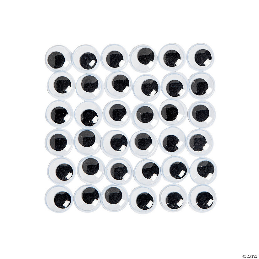 Bulk 300 Pc. Giant Black Googly Eyes Image