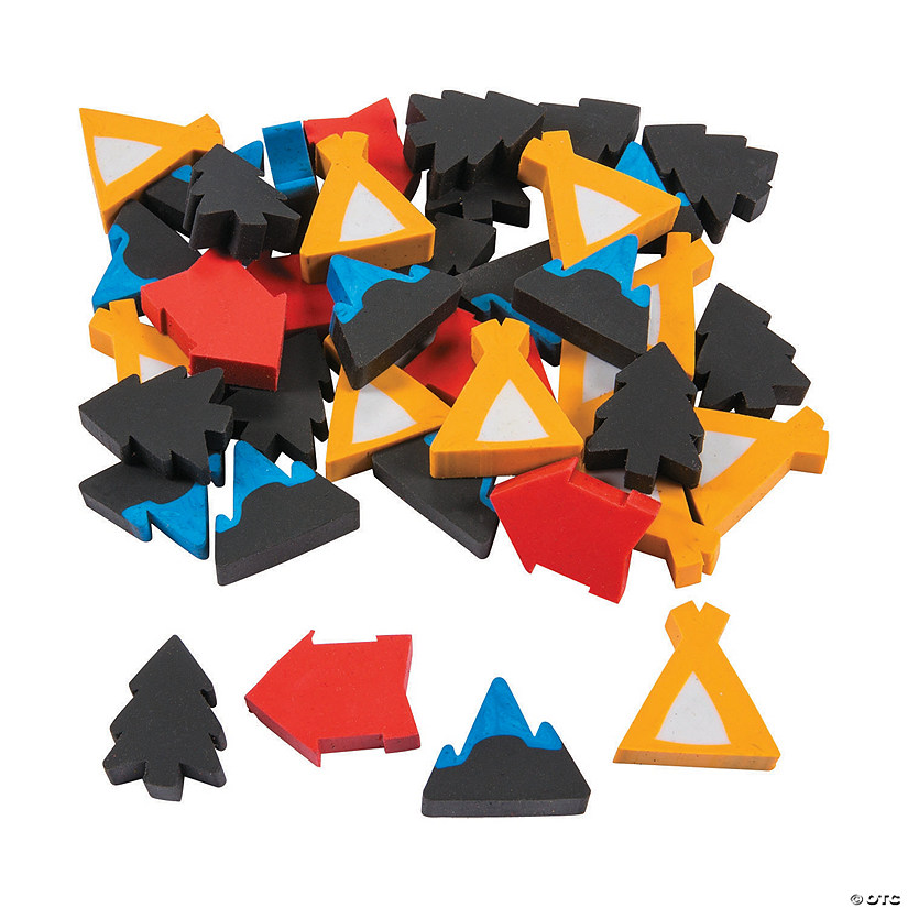 Bulk 300 Pc. Mini Adventure Eraser Assortment Image