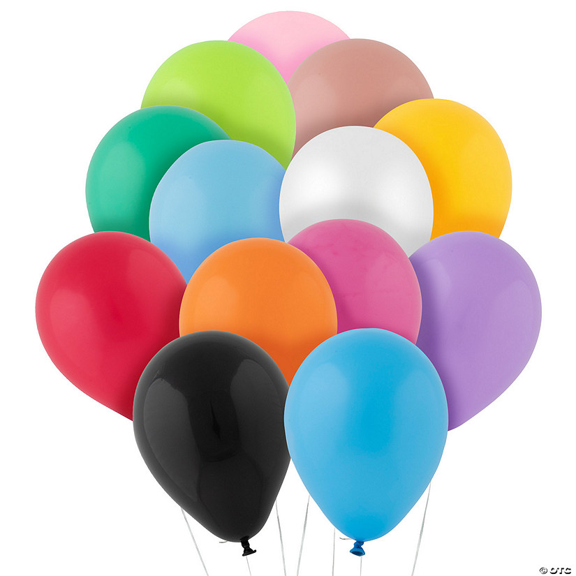 Bulk 312 Pc. 5" Latex Balloon Assortment Image