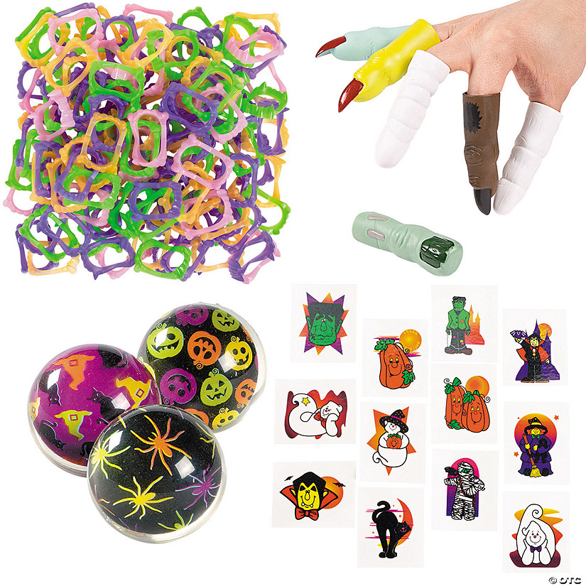 Bulk 312 Pc. Halloween Prize &amp; Accessory Kit Image