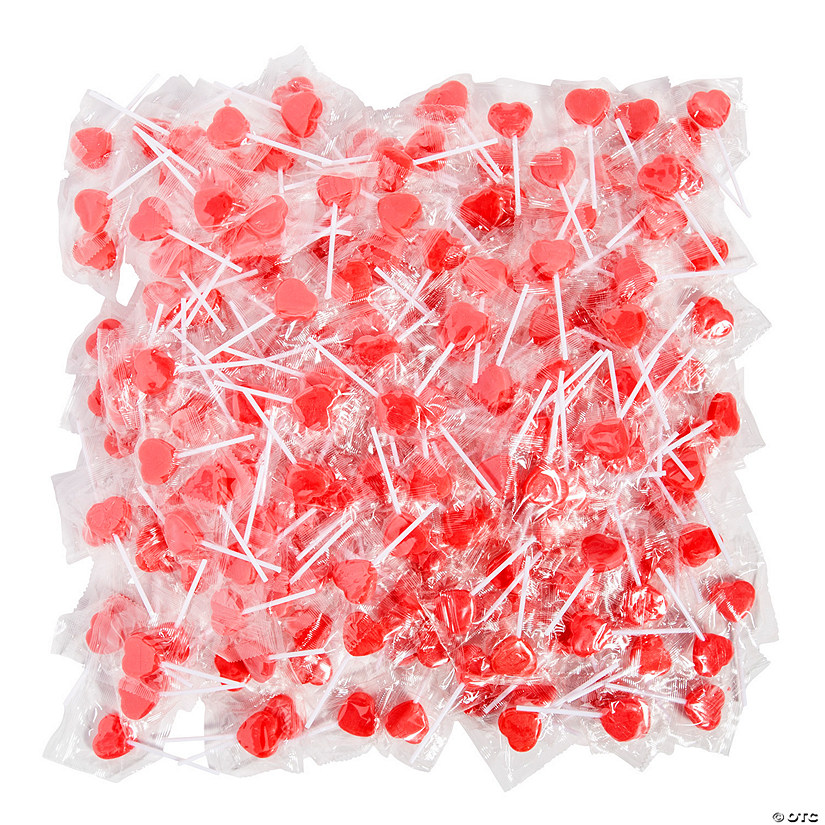 Bulk 320 Pc. Mini Heart Lollipops  Image