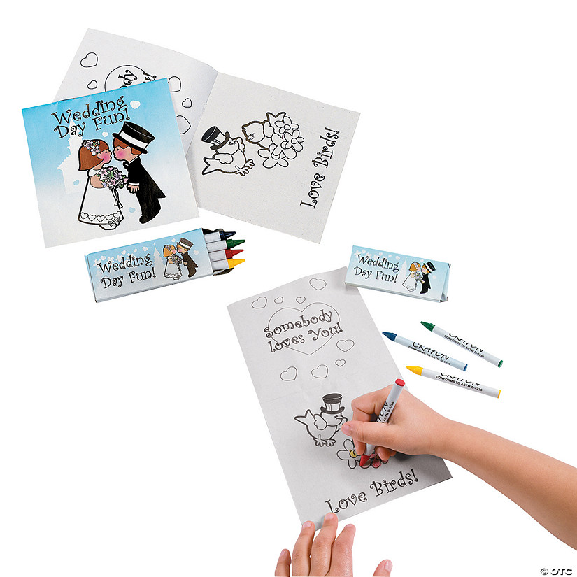 Bulk 36 Pc. Children&amp;#8217;s Wedding Activity Sets Image