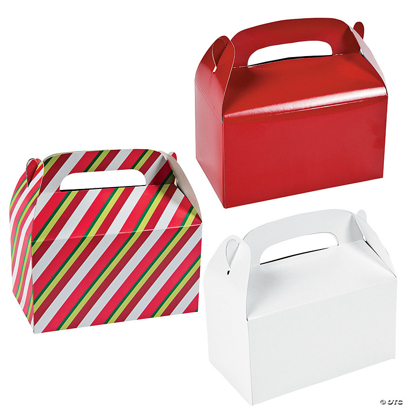 Bulk  36 Pc. Red, Green & White Holiday Treat Box Assortment Image
