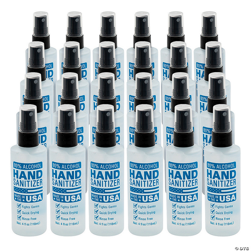 Bulk 4 oz. Hand Sanitizers 24 Pc. Oriental Trading