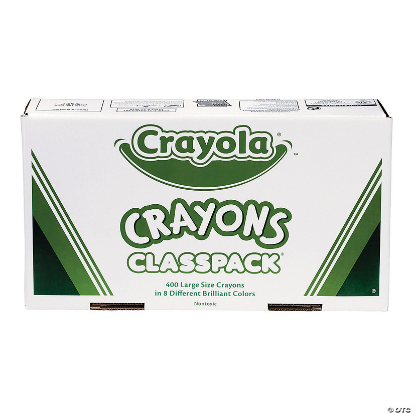 Bulk 400 Pc. Crayola<sup>&amp;#174;</sup> Large Crayons Classpack - 8 Colors per pack Image