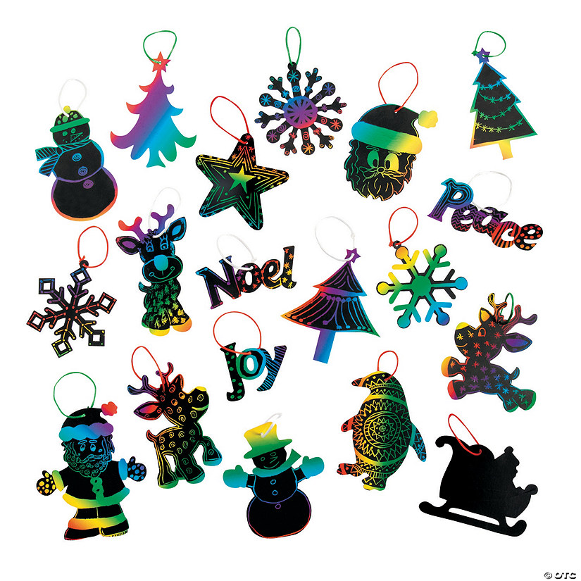 Bulk 400 Pc. Magic Color Scratch Deluxe Christmas Assortment Image