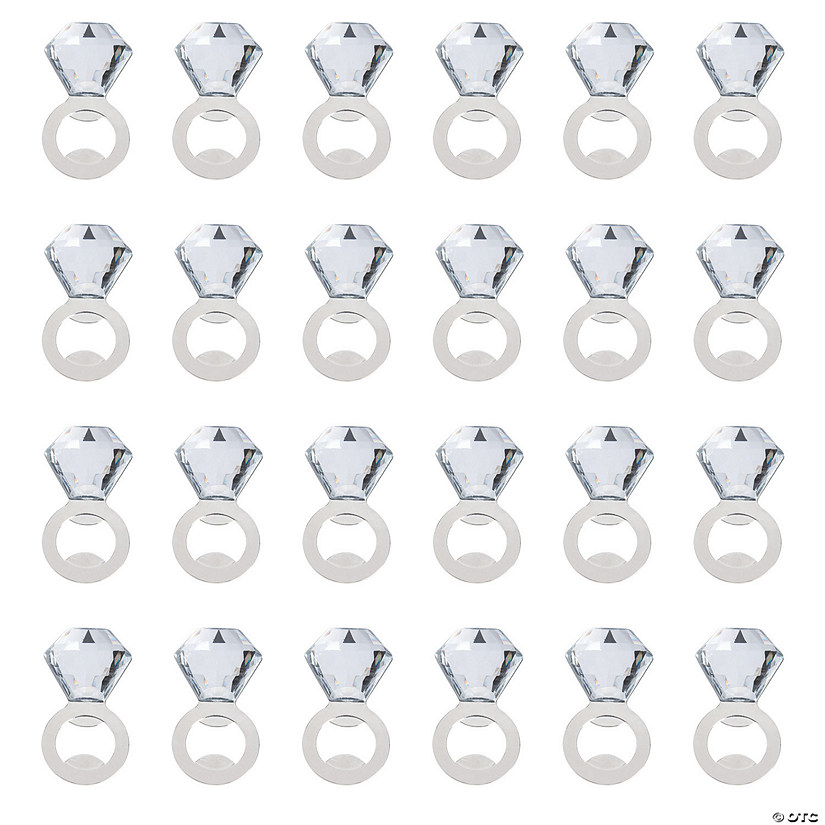 Bulk  48 Pc.  Diamond Ring Bottle Openers Image