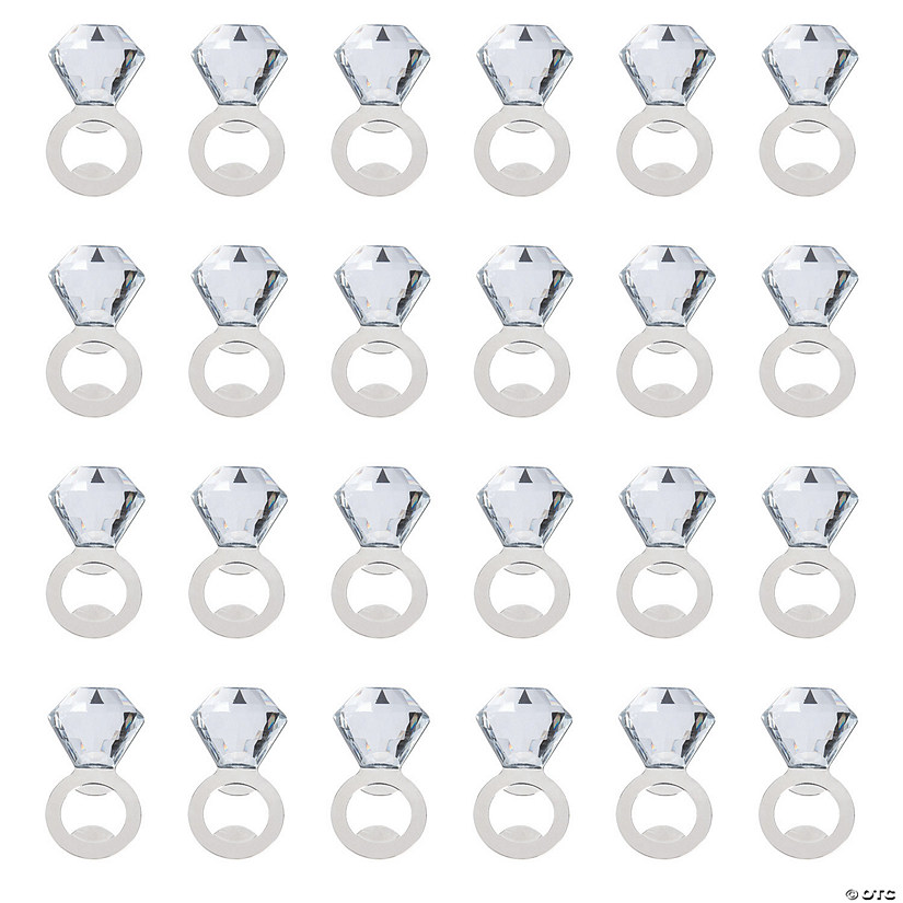 Bulk 48 Pc. Diamond Ring Bottle Openers