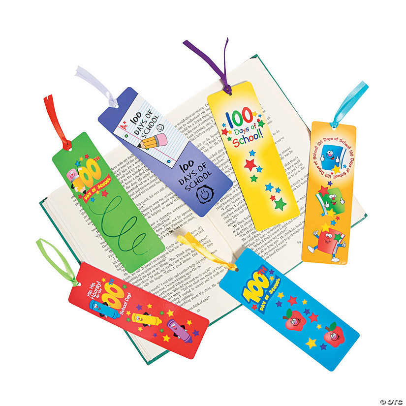 Bulk 48 Pc. 100th Day of School Bookmarks Image