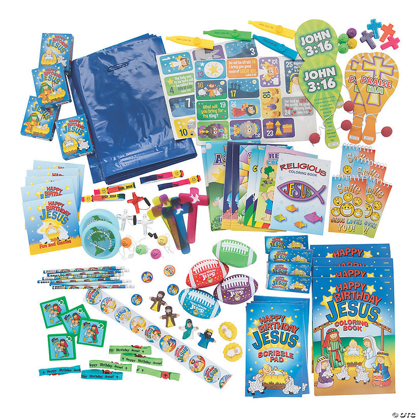 Bulk 48 Pc. Advent Countdown Toy Assortment Kit Image