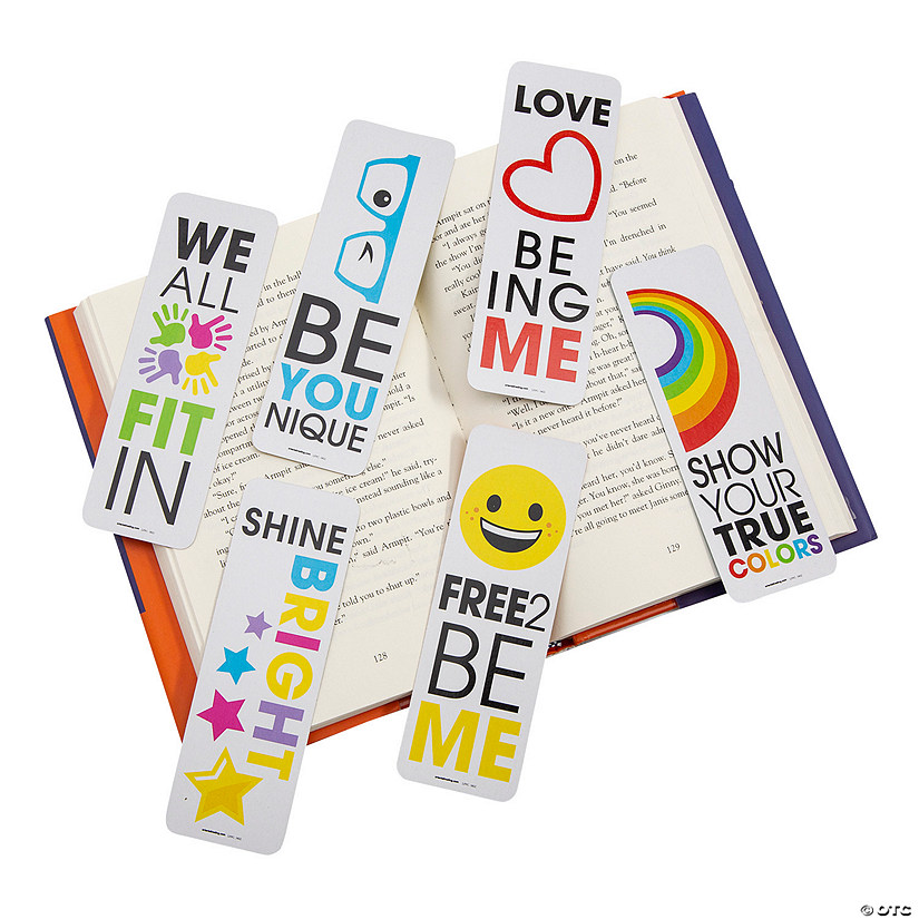 Bulk 48 Pc. Be You Bookmarks Image