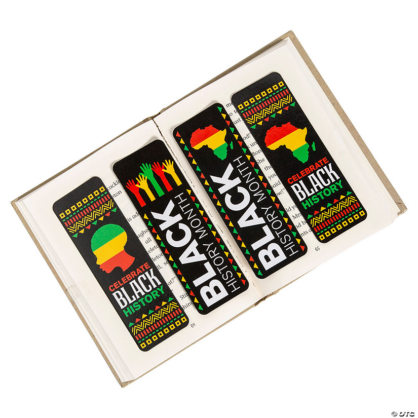 Bulk 48 Pc. Black History Month Bookmark Giveaways Image