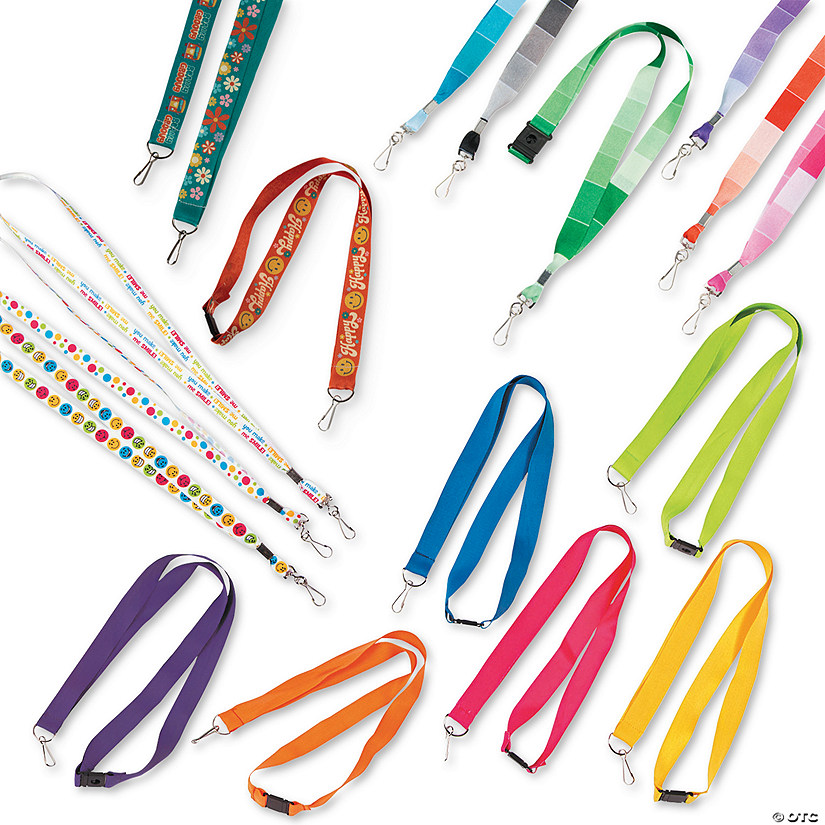 Bulk 48 Pc. Breakaway Lanyard Assortment Image