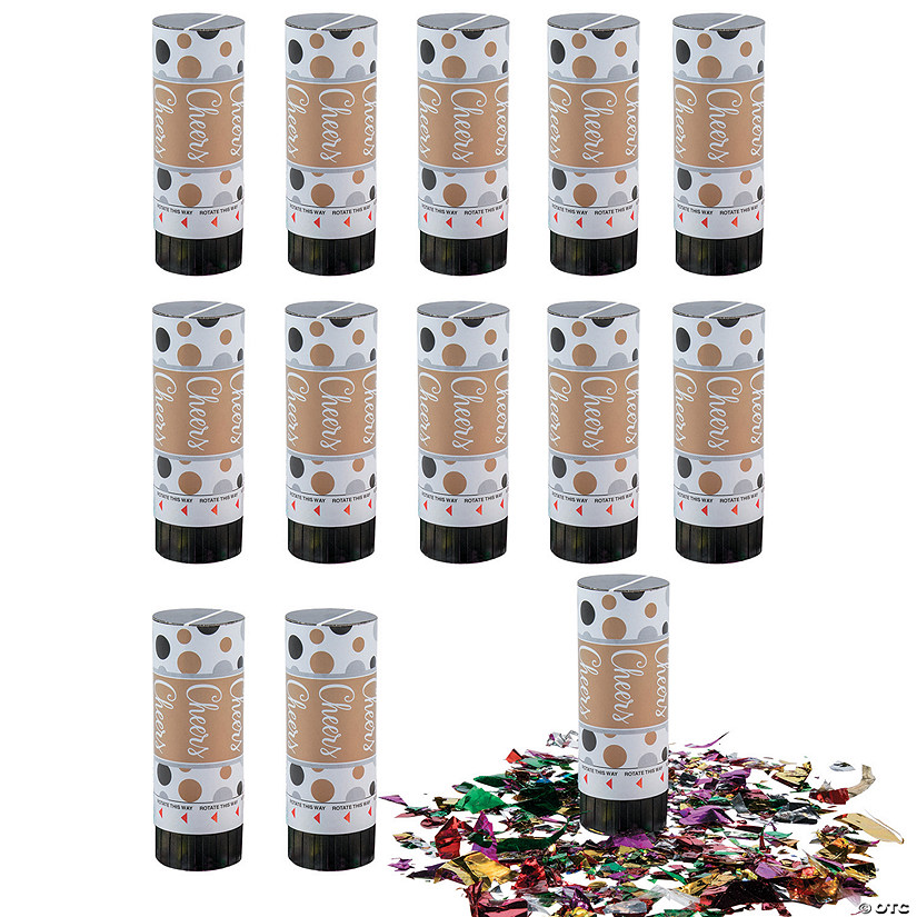 Bulk 48 Pc. Cheers Party Poppers Image