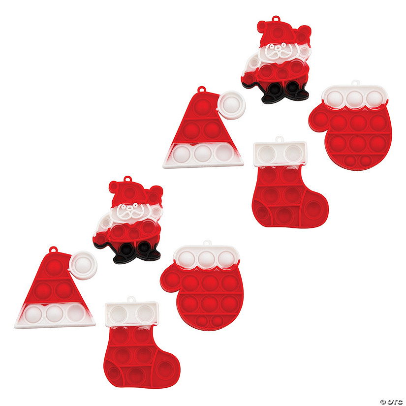Bulk 48 Pc. Christmas Santa-Themed Lotsa Pops Popping Toys Image