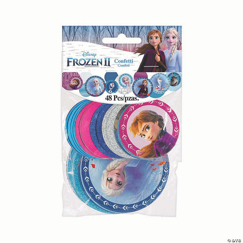 Bulk  48 Pc. Disney&#8217;s Frozen II Giant Confetti Circles Image