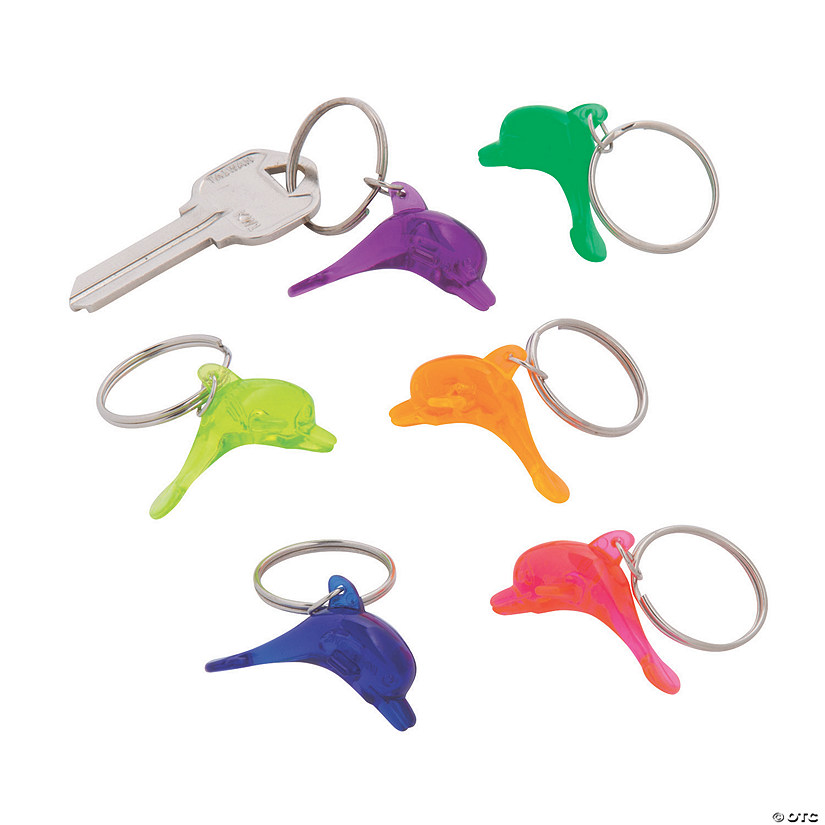 Bulk 48 Pc. Dolphin Keychains Image