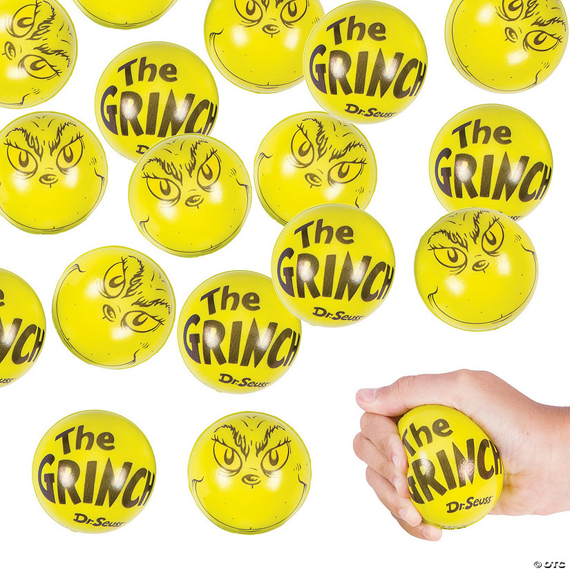 Bulk 48 Pc. Dr. Seuss&#8482; The Grinch Stress Balls Image