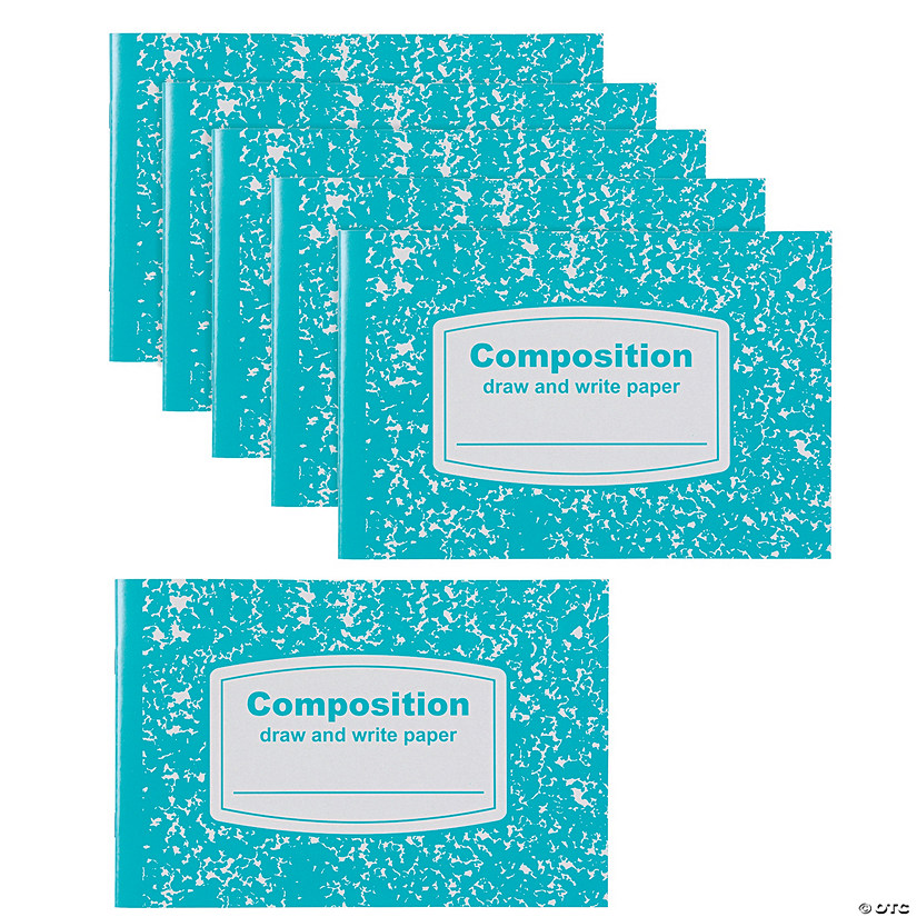 Bulk 48 Pc. Draw & Write Half-Sized Composition Books Image