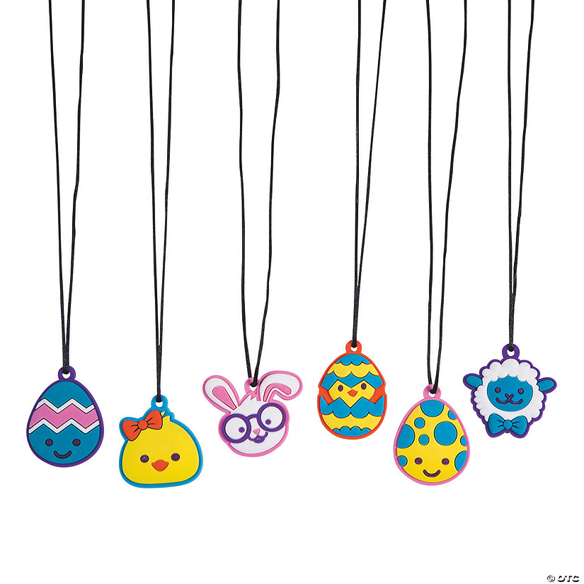 Bulk 48 Pc. Easter Character Necklaces Image