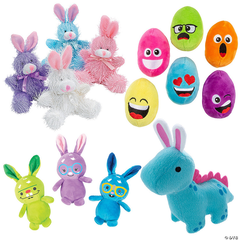 Bulk 48 Pc. Easter Stuffed Character Assortment Image