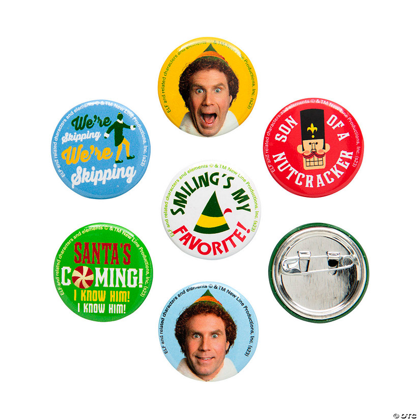 Bulk 48 Pc. Elf Mini Buttons Image