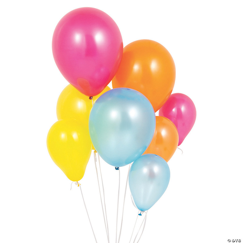 Bulk  48 Pc. Fiesta 5" - 11" Latex Balloons Image