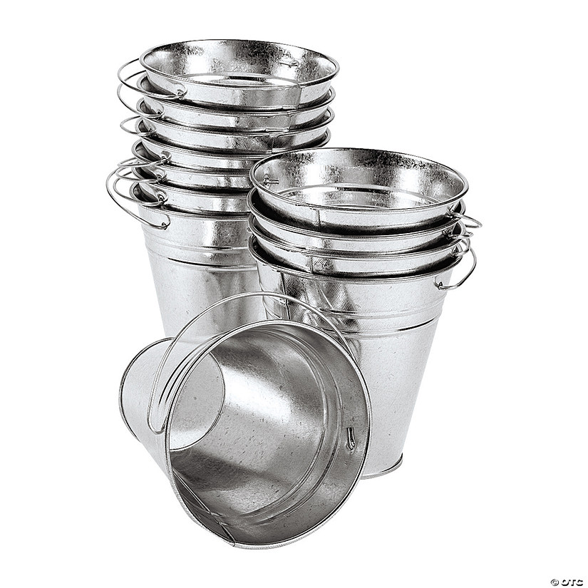 Bulk 48 Pc. Galvanized Pails Image