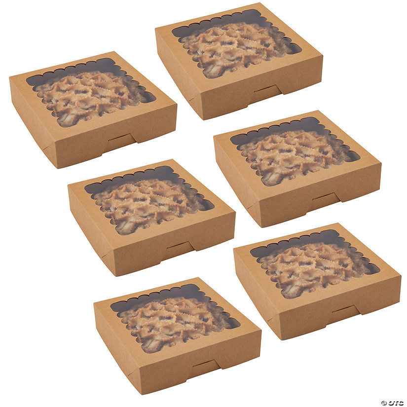 Bulk 48 Pc. Kraft Paper Pie Treat Boxes Image