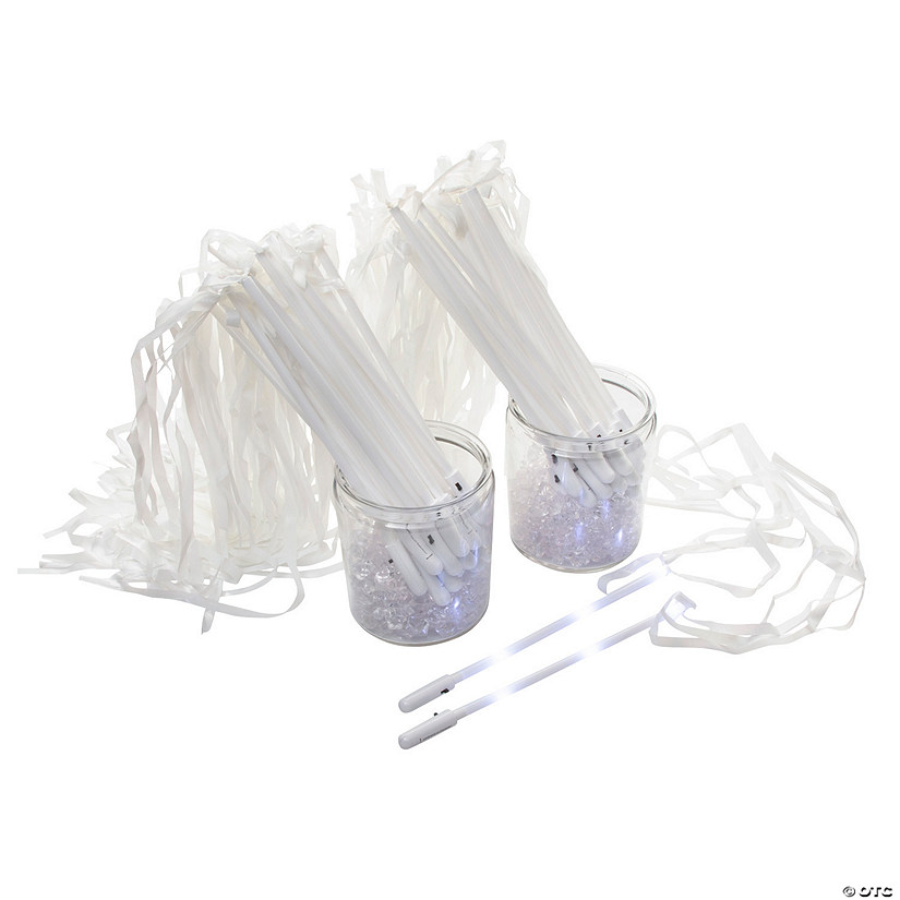 Bulk 48 Pc. Light-up Ribbon Wands | Oriental Trading
