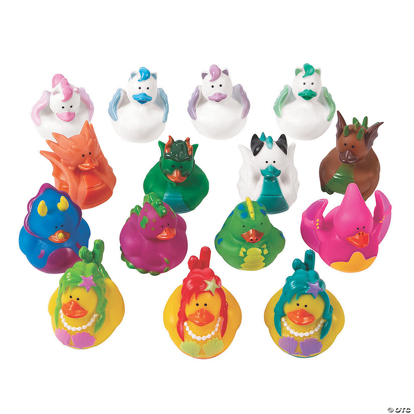 Bulk 48 Pc. Magical Characters Rubber Ducks Assortment Image
