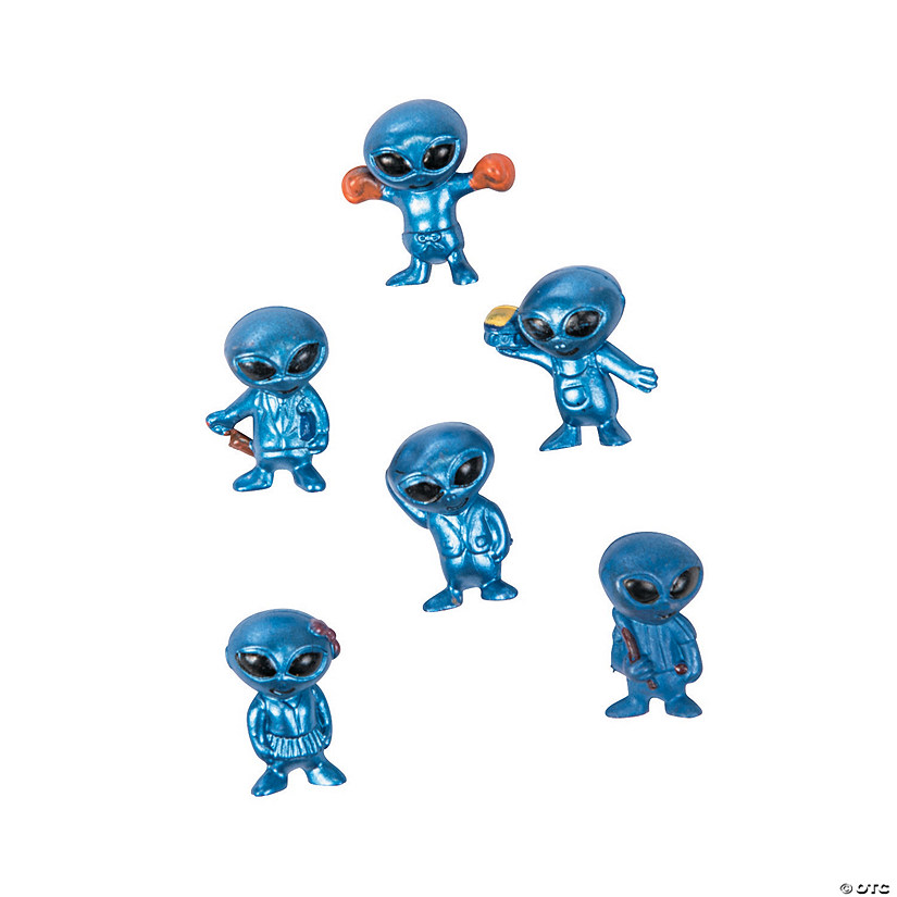 Bulk 48 Pc. Micro Out-Of-This-World Aliens Image