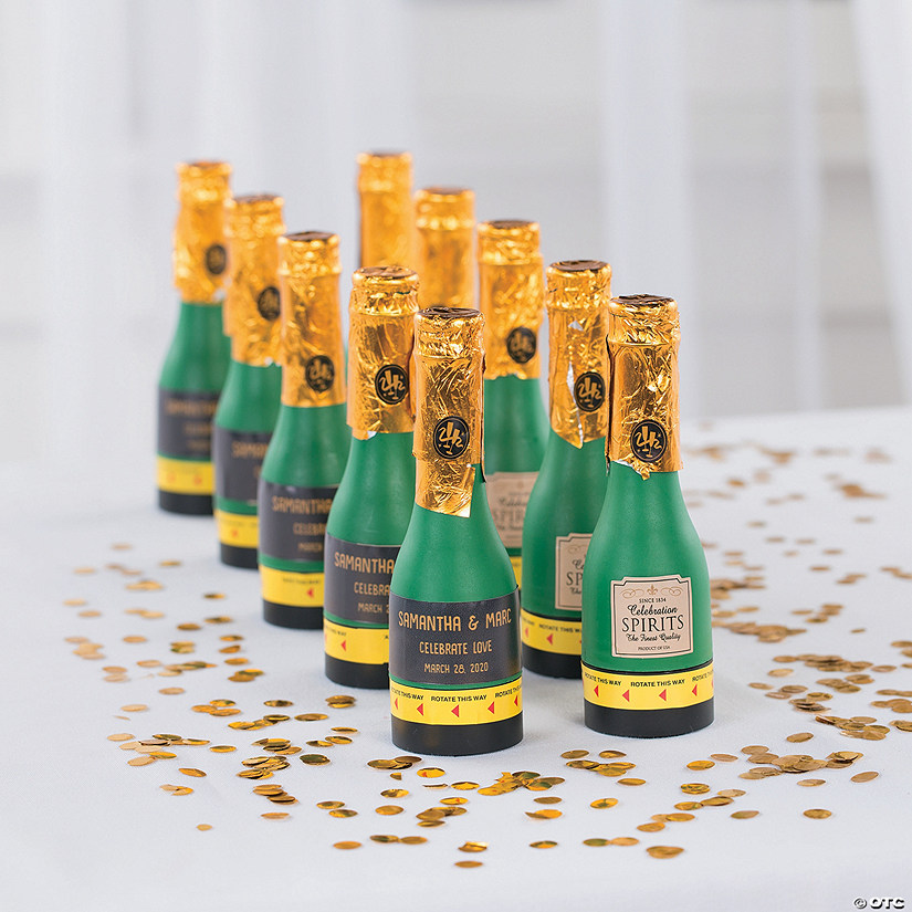 Bulk 48 Pc. Mini Champagne Confetti Party Poppers Image