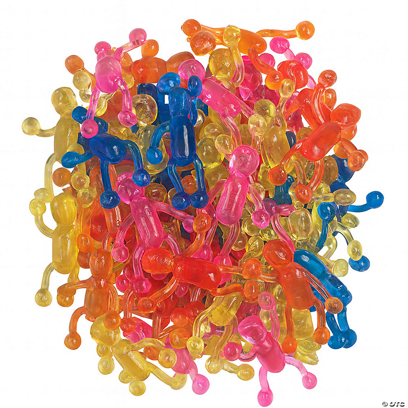 Bulk 48 Pc. Mini Sticky Tumbling Men Image