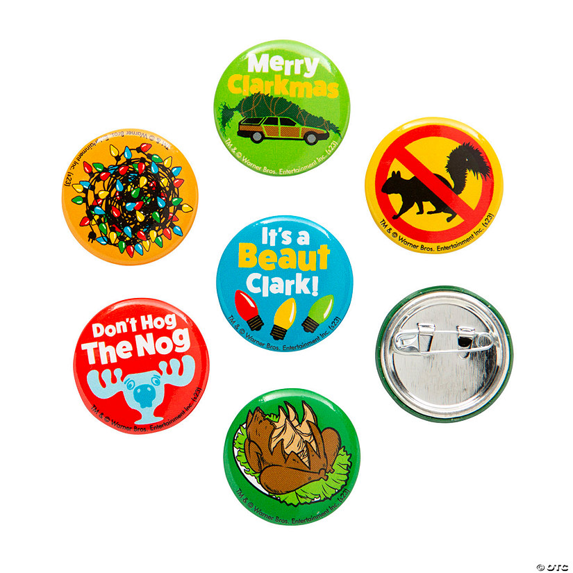 Bulk 48 Pc. National Lampoon&#8217;s Christmas Vacation&#8482; Mini Buttons Image