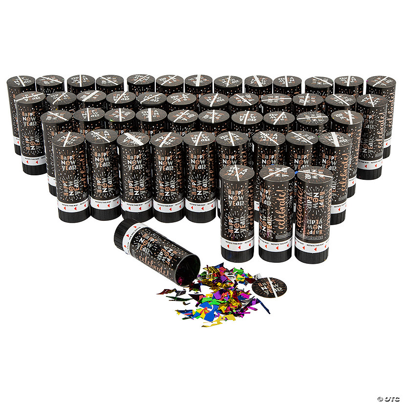 Bulk  48 Pc. New Year&#8217;s Eve Party Poppers Image