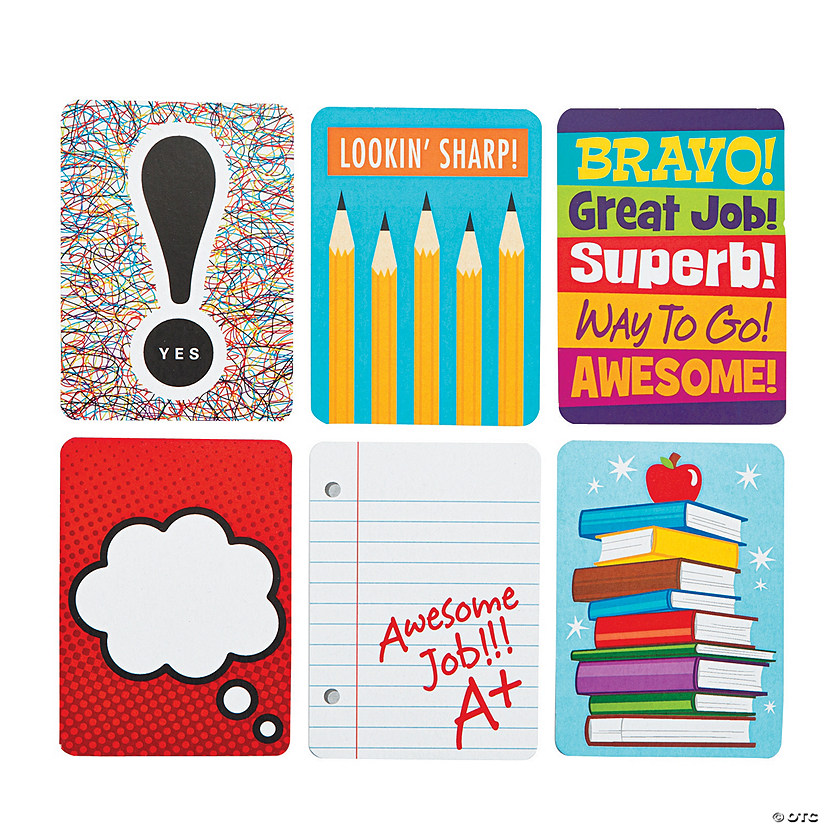 Bulk  48 Pc. Notes From Your Teacher Cards Image