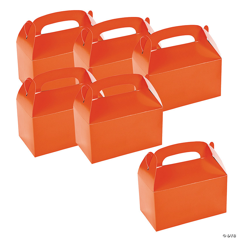 Bulk 48 Pc. Orange Favor Boxes Image