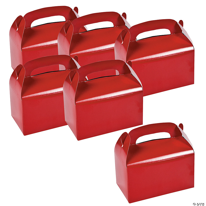 Bulk 48 Pc. Red Favor Boxes Image