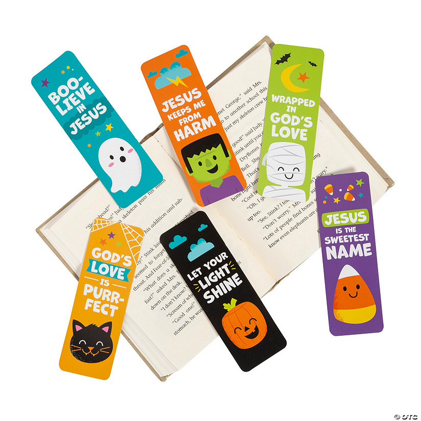 Bulk 48 Pc. Religious Halloween Bookmark Assortment Image