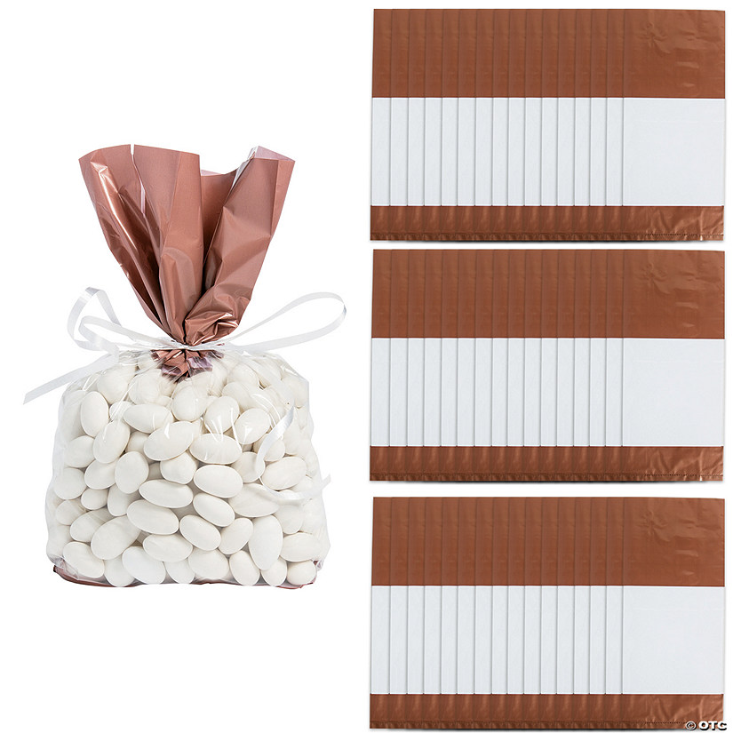 Hammont - Coffee Gift Bags With Ribbon 9 x 7 x 4 - 12 Pack